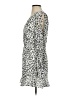 Great Jones 100% Polyester Animal Print Silver Cocktail Dress Size S - photo 5