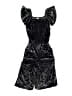 Justice Metallic Black Dress Size 10 - photo 1