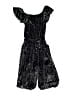 Justice Metallic Black Dress Size 10 - photo 2