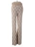 Saylor Argyle Tan Casual Pants Size S - photo 2