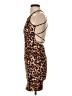 Shein Animal Print Brown Cocktail Dress Size S - photo 5
