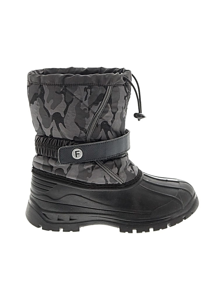 Pre-owned Assorted Brands Kids' Boots In Black