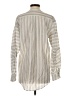 Line Dry Silver Long Sleeve Blouse Size S - photo 2