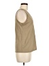 Unbranded Tan Green Sleeveless T-Shirt Size M - photo 4