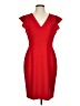 DKNY Solid Red Cocktail Dress Size 12 - photo 1