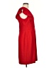 DKNY Solid Red Cocktail Dress Size 12 - photo 4