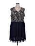 Moon Blue Cocktail Dress Size 4X - photo 1