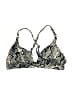 Shore Animal Print Green Swimsuit Top Size L - photo 1