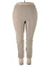 Avenue Solid Tan Active Pants Size 18 - photo 1