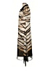 DKNY 100% Polyester Animal Print Tan Cocktail Dress Size 10 - photo 5