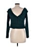 Self-Portrait Teal Long Sleeve Top Size 12 - photo 2