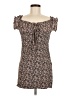 Assorted Brands Floral Brown Casual Dress Size M - photo 1