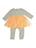 Mud Pie Gray Dress Size 6-9 mo - photo 2