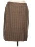Requirements Plaid Brown Casual Skirt Size 10 - photo 1