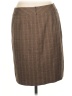 Requirements Plaid Brown Casual Skirt Size 10 - photo 2