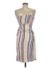 Majorelle Stripes Tan Cocktail Dress Size S - photo 2