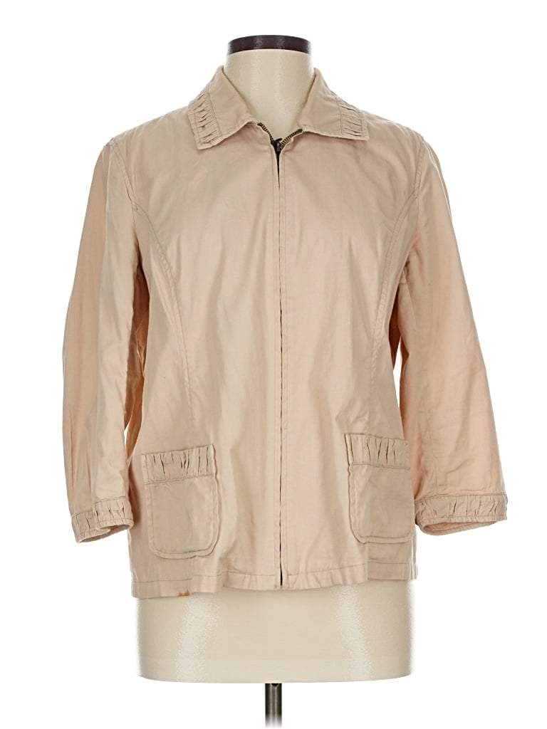 Pre-owned Coldwater Creek Jacket In Tan