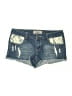 Iris Jeans Blue Denim Shorts Size L - photo 1