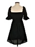 Unbranded 100% Polyester Solid Black Casual Dress Size XS - photo 2