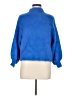 Line & Dot Blue Pullover Sweater Size M - photo 1