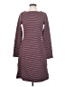 Duluth Trading Co. Stripes Burgundy Casual Dress Size XS - photo 1