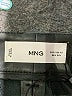 MNG 100% Polyester Black Faux Leather Skirt Size XS - photo 4