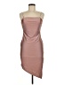 Assorted Brands Solid Tan Pink Cocktail Dress Size M - photo 1