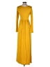 Assorted Brands Yellow Casual Dress Size S - photo 2