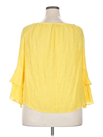 Unique Spectrum 3/4 Sleeve Blouse (view 2)