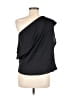 Shein 100% Polyester Black Sleeveless Blouse Size 8 - 10 - photo 2