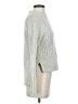 YMC 100% Lambswool Solid Gray Silver Wool Pullover Sweater Size XS - photo 4