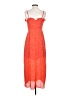 Lush 100% Polyester Red Orange Cocktail Dress Size S - photo 2