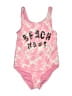 Assorted Brands Graphic Pink One Piece Swimsuit Size 8 - photo 1