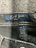 Earl Jean Chevron-herringbone Black Jeans Size 7 - photo 7