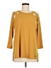 Peck & Peck Gold 3/4 Sleeve Top Size M - photo 1