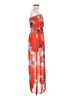 Rosette by Be Cool 100% Polyester Floral Orange Casual Dress Size S - photo 4