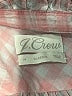 J.Crew Checkered-gingham Pink Long Sleeve Blouse Size 14 - photo 7