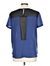 Mossimo 100% Polyester Color Block Blue Short Sleeve Blouse Size L - photo 2
