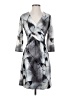 Ted Baker London Print Gray Cocktail Dress Size 4 (1) - photo 1