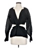 Something Navy Black Kimono Size S - photo 1