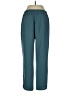 J.Crew 100% Polyester Solid Teal Casual Pants Size 8 - photo 2