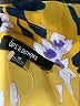 Ups & Downs 100% Polyester Floral Yellow Long Sleeve Blouse Size M - photo 7