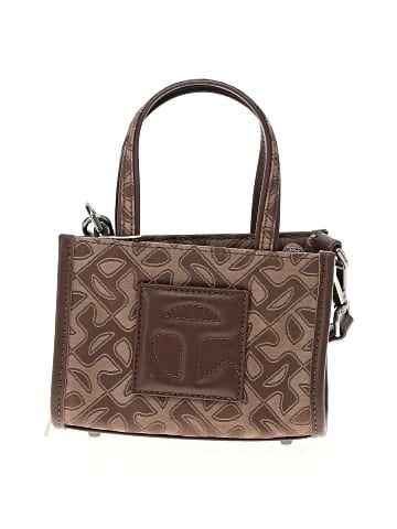 Telfar Small Jacquard "Chocolate Monogram" Shopper (view 1)