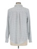 Alfani 100% Polyester Houndstooth Gray Long Sleeve Blouse Size M - photo 2