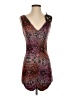 Symphony Paisley Purple Pink Cocktail Dress Size S - photo 1