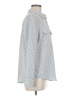 Alfani 100% Polyester Houndstooth Gray Long Sleeve Blouse Size M - photo 4
