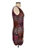 Symphony Paisley Purple Pink Cocktail Dress Size S - photo 4