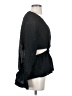 Something Navy Black 3/4 Sleeve Blouse Size S - photo 4