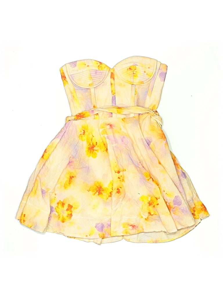 Pre-owned Bardot Cocktail Dress In Yellow