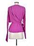 Atlein Collective 100% Polyester Purple Long Sleeve Blouse Size 2 - photo 2